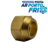 Porca 1/4 Para Tubo Cobre Ar Condicionado E Refrigeração
