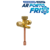 Válvula Serviço 1/4 Ar Split C/Acesso 1/4Sae tipo Schrader para Carga Gás Eos