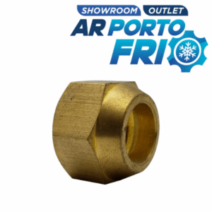 Porca 1/4 Para Tubo Cobre Ar Condicionado E Refrigeração